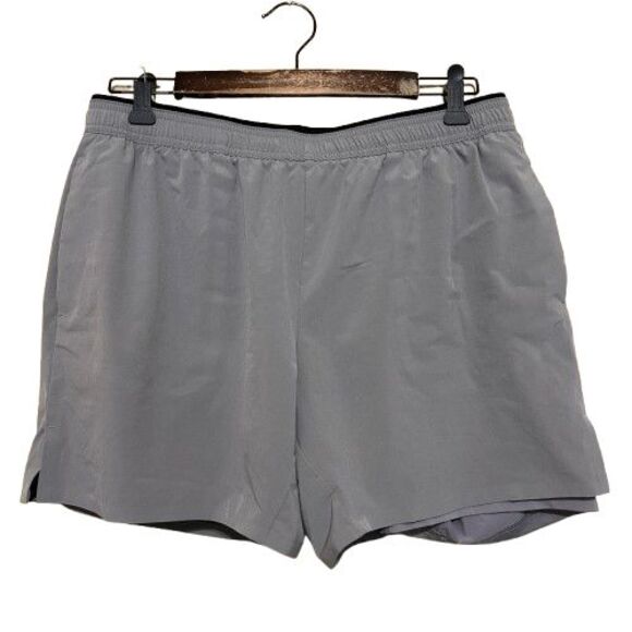 Chubbies Shorts Mens Large Gray Lined Pull On Ultimate Training 5.5" Activewear - Picture 1 of 7